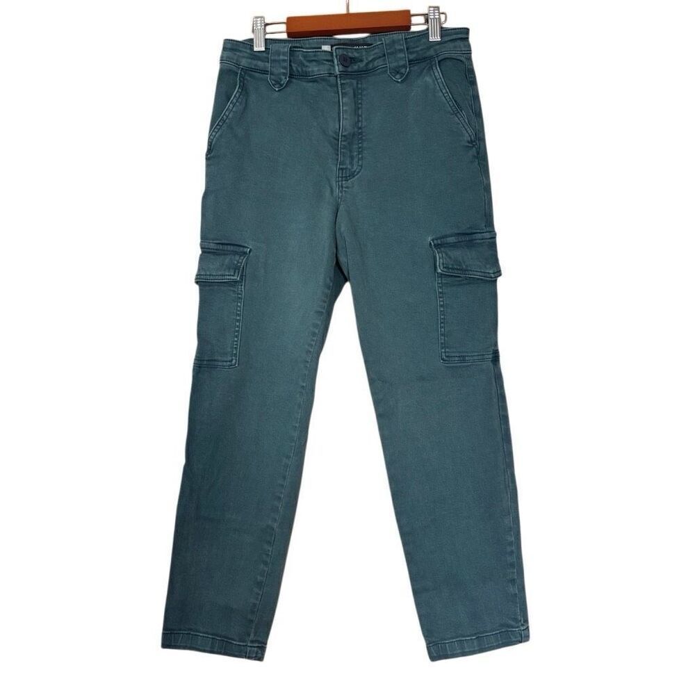 Kut from the Kloth Naomi FAB AB girlfriend straight leg cargo pants green size 6